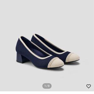 Vivaia Round-Toe Chunky Heels (Julie Pro Running Heel) size 38.5/7.5